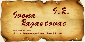 Ivona Ragastovac vizit kartica